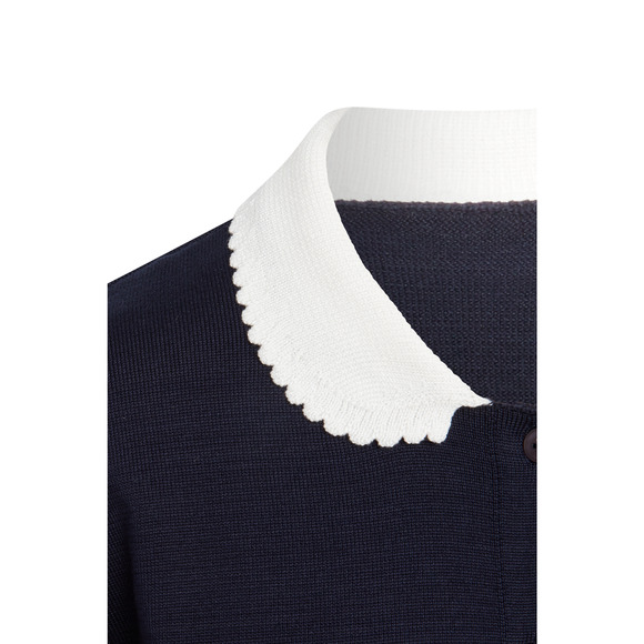 Olivia Latinovich Ms. Pennyworth Cardigan Navy Cropped - XS - Navy - Picture 4 of 4